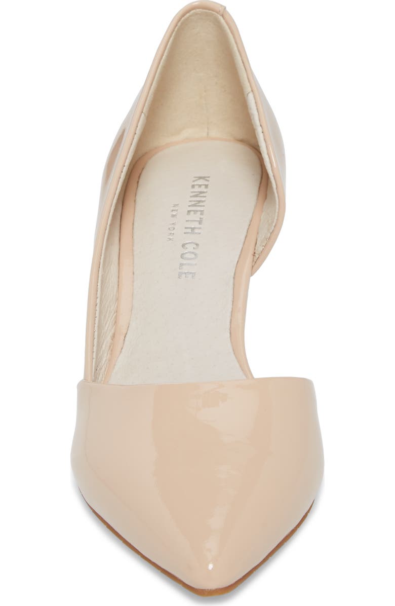 Kenneth Cole New York 'Ellis' Half d'Orsay Wedge Pump, Alternate, color, Nude
