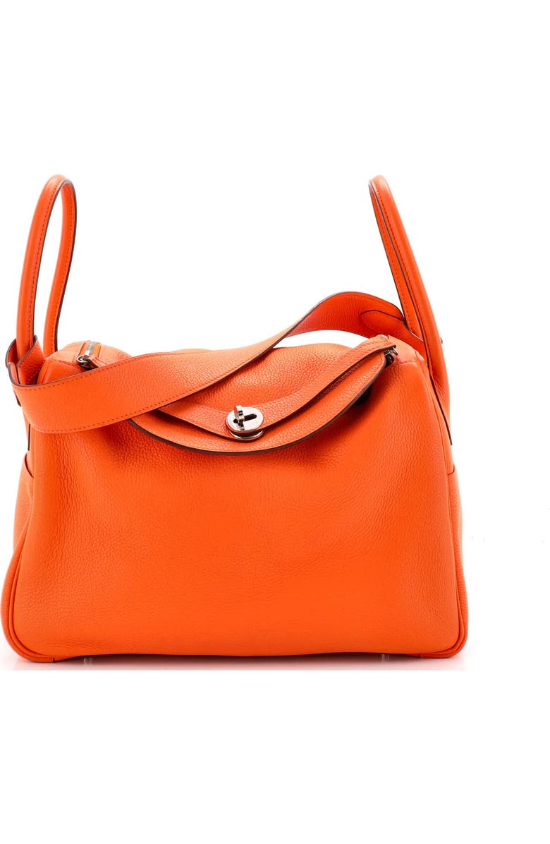 Pre-Owned Hermes Lindy Bag Clemence 34, Main, color, Orange H