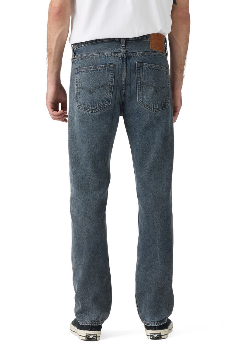 501 Original Fit Straight Leg Jeans, Alternate, color, GREY SHIP