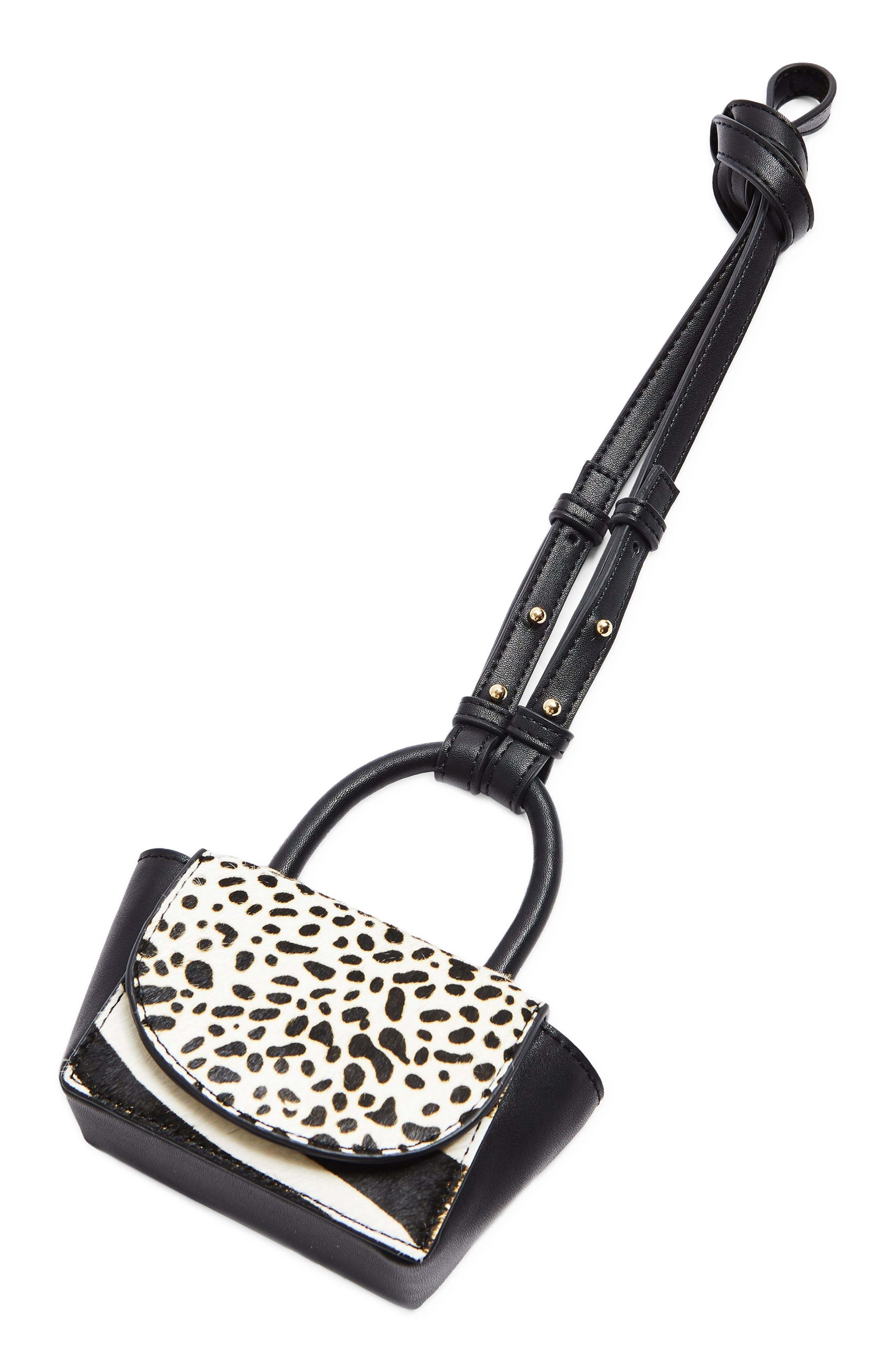 Topshop Mini Ken Faux Leather Crossbody Bag, Alternate, color, 