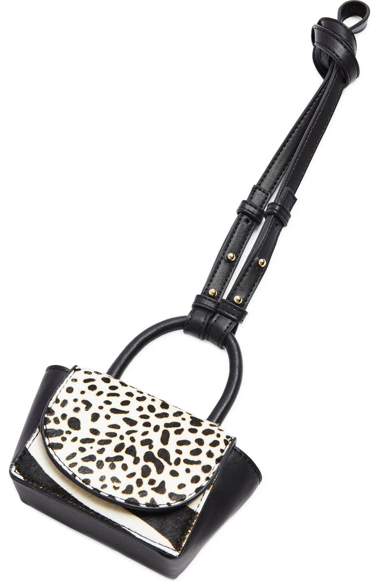 Topshop Mini Ken Faux Leather Crossbody Bag, Alternate, color,