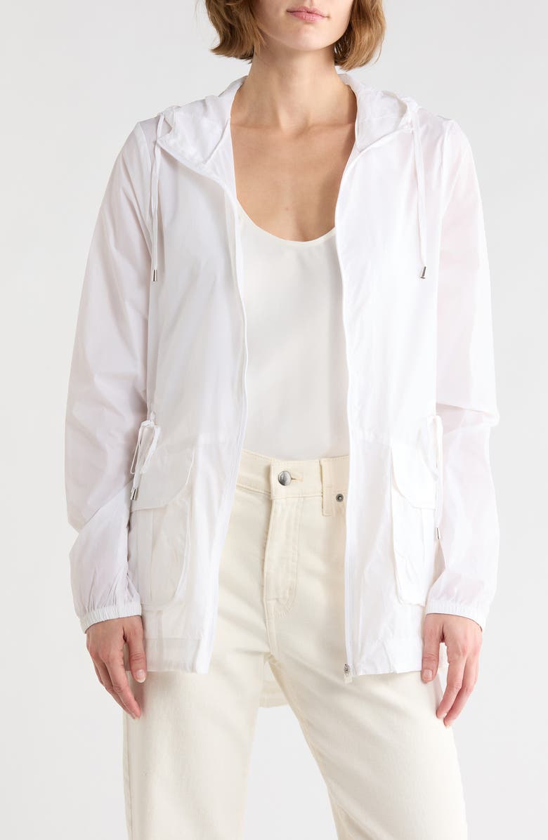 Sam Edelman Transparent Anorak, Alternate, color, White
