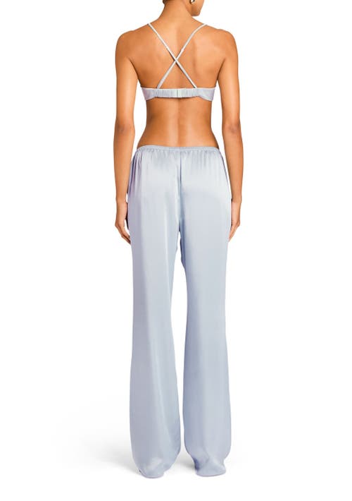 Ser.o.ya Courtney Silk Bralette In Ice Blue