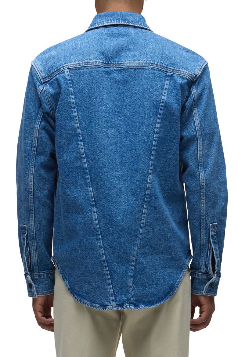 Long Sleeve Denim Button-Up Shirt, Alternate, color, SHADE