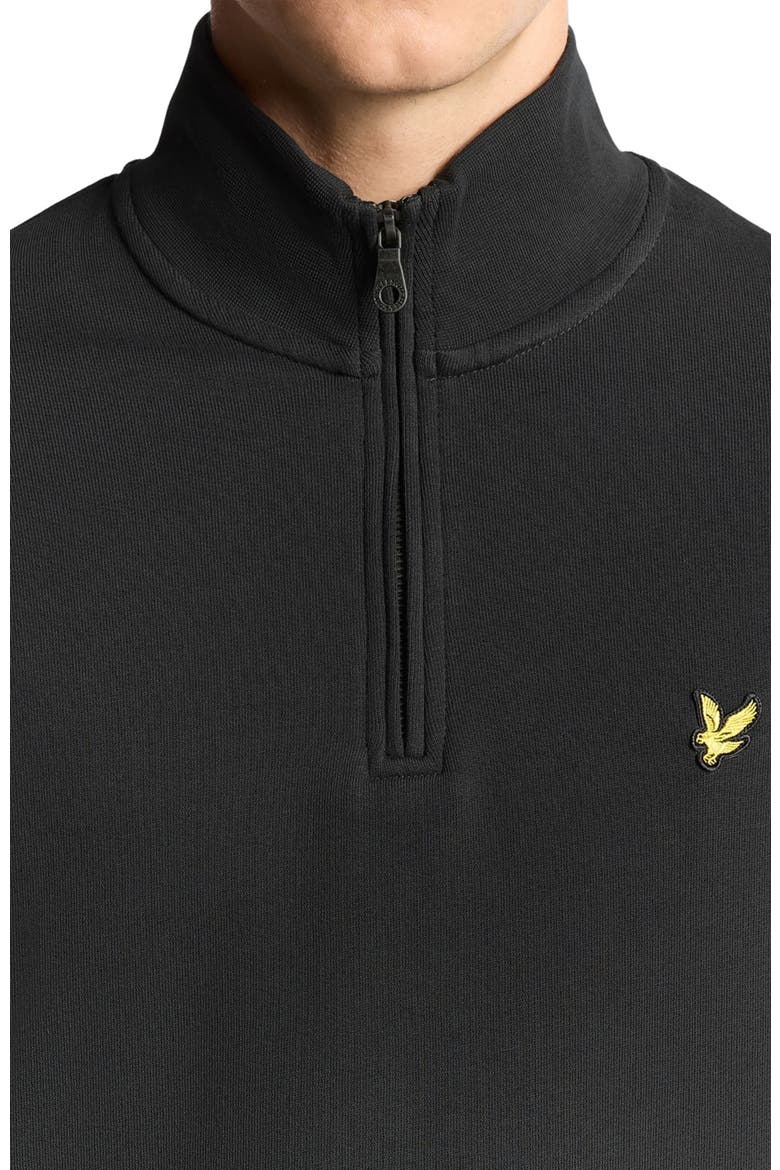 Loopback Quarter Zip Sweat, Alternate, color, Gunmetal