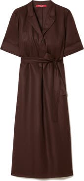 Marina Rinaldi Belted Shirtdress