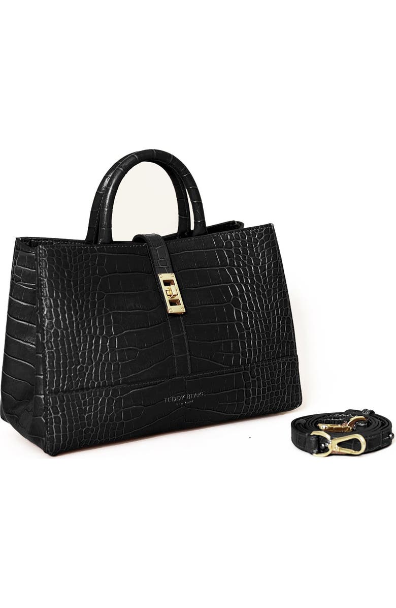 Teddy Blake Lola Croco 10", Alternate, color, Black