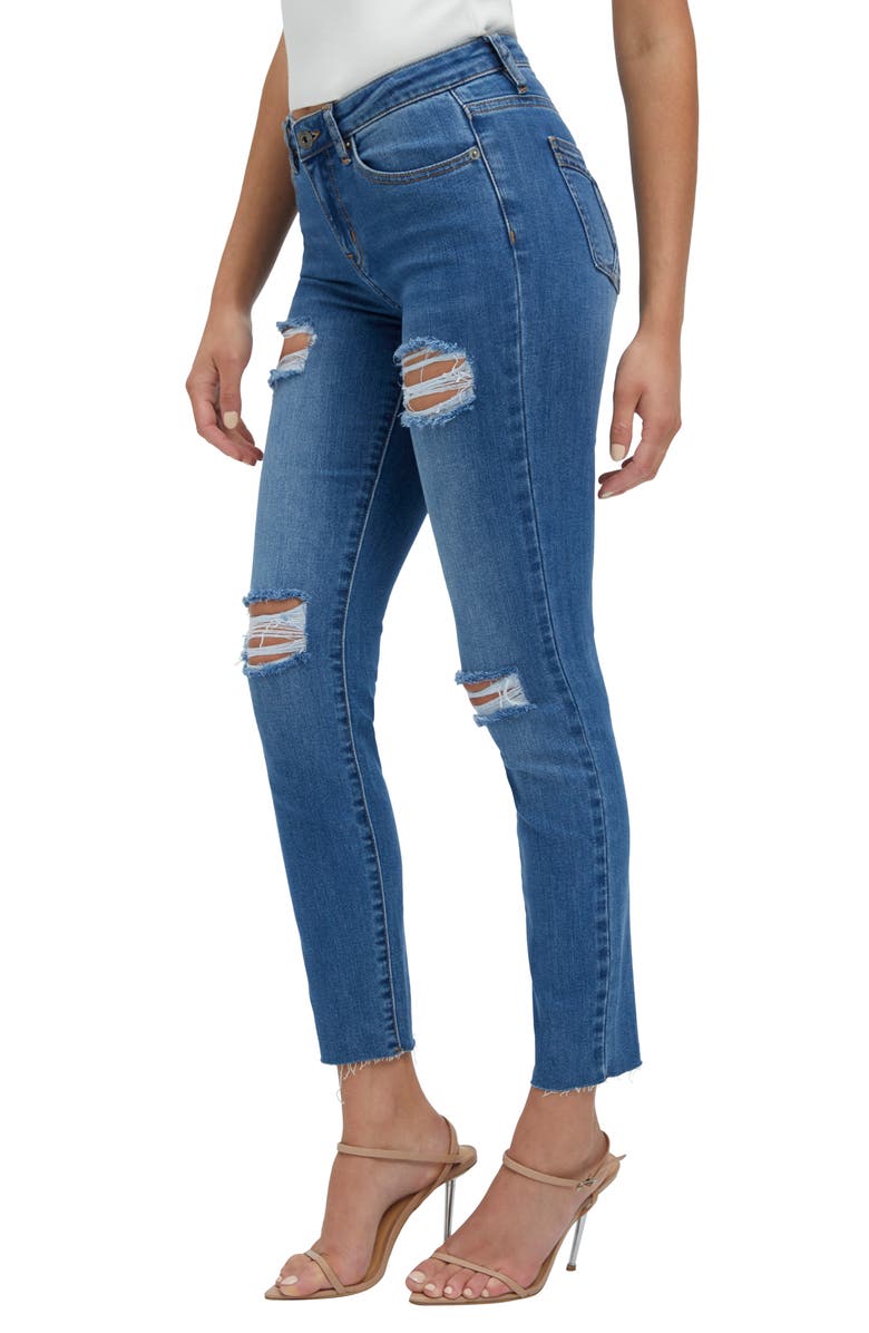 Bardot Kate Ripped Skinny Jeans, Alternate, color, 