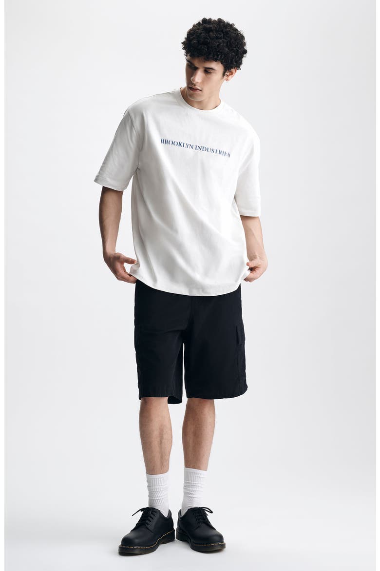 Loose Fit Logo Graphic T-Shirt, Alternate, color, WHITE ONYX