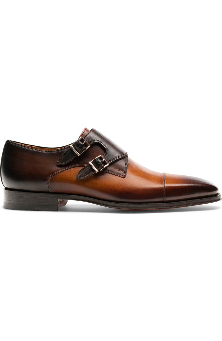 Magnanni Jaden Water Resistant Monk Shoe, Alternate, color,