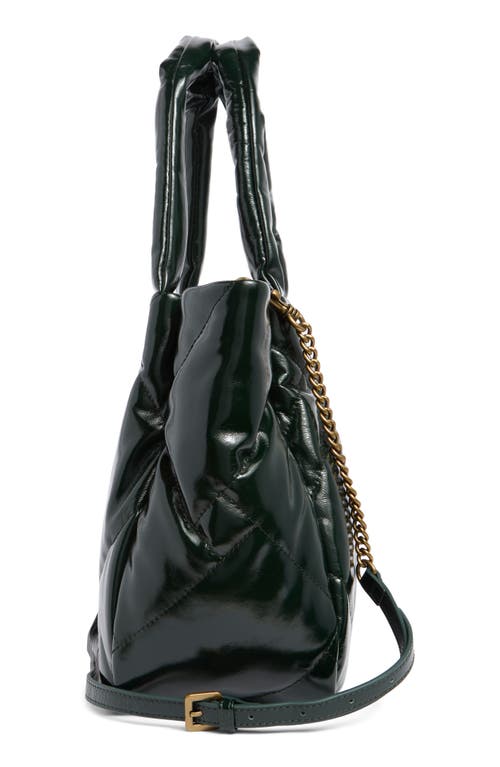 KURT GEIGER KURT GEIGER LONDON MEDIUM KENSINGTON PUFF EMBELLISHED TOP HANDLE SHOPPER