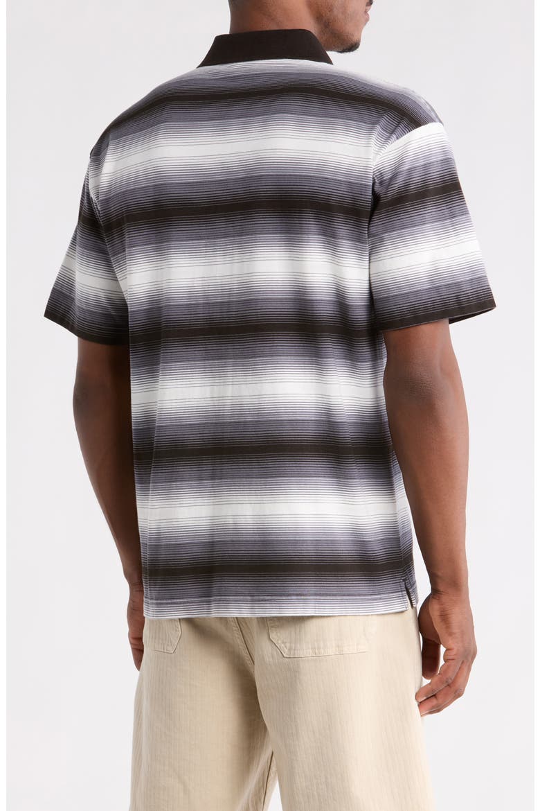 Molino Shadow Stripe Polo, Alternate, color, STEEL SHADOW