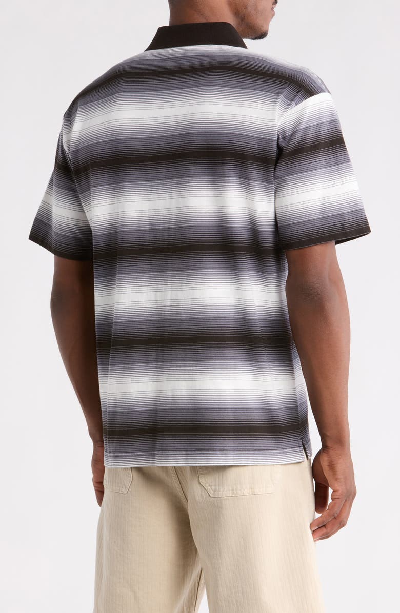 Vans Molino Shadow Stripe Polo, Alternate, color, Steel Shadow