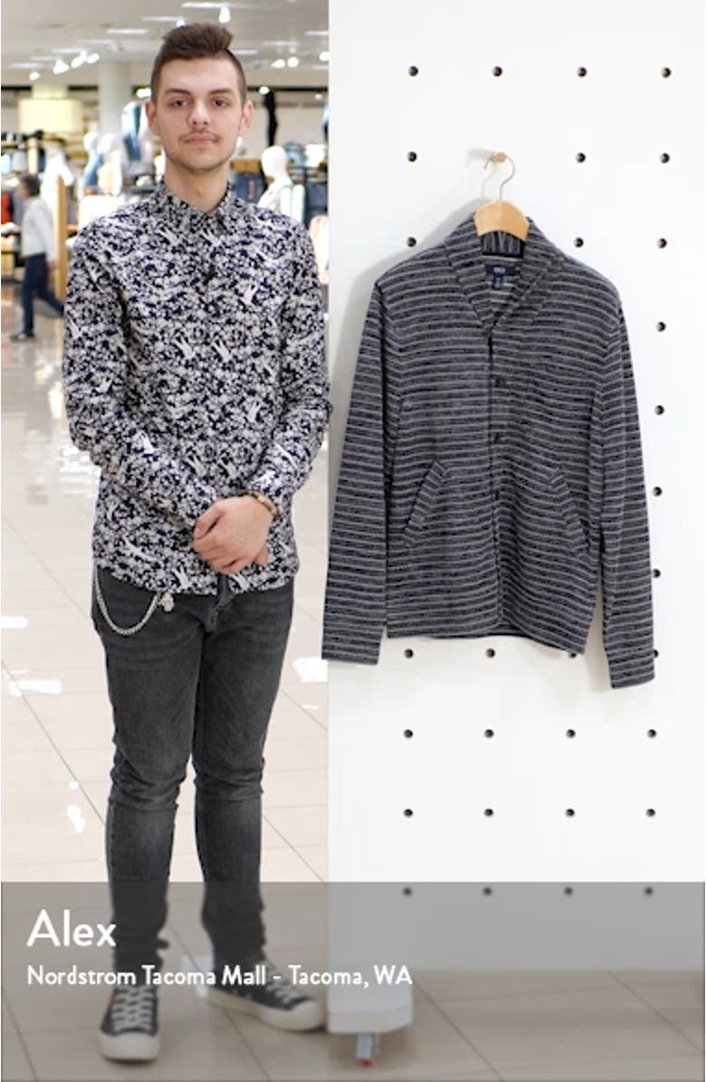 Shawl Collar Fleece Cardigan, sales video thumbnail