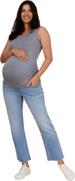 MOTHERHOOD MATERNITY Secret Fit Over the Belly Slim Straight Leg Jeans