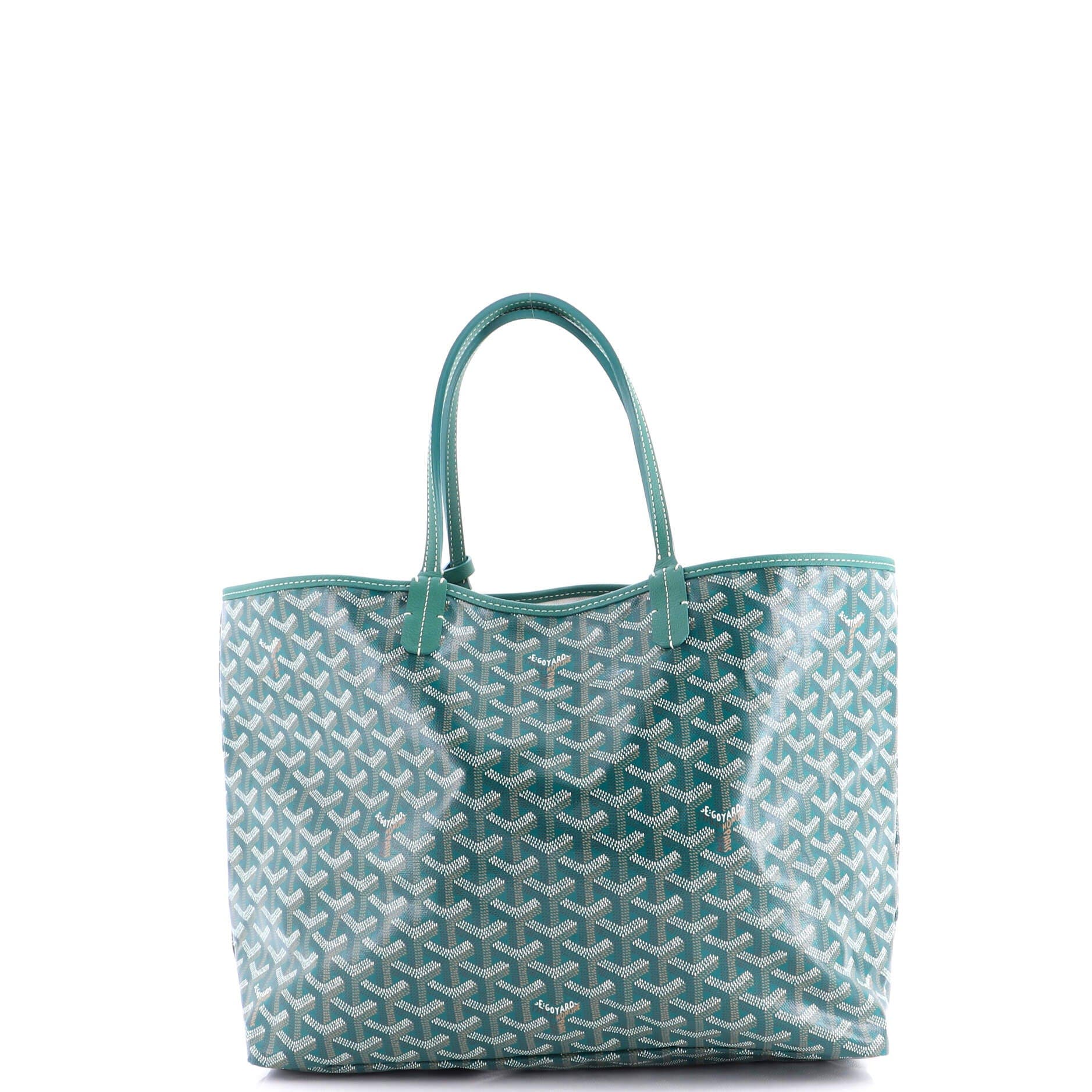 Pre-Owned Goyard Saint Louis Tote Coated Canvas PM, Alternate, color, Green