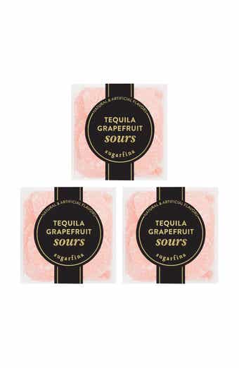 sugarfina Tequila Grapefruit Sours Set of 3 Candy Cubes