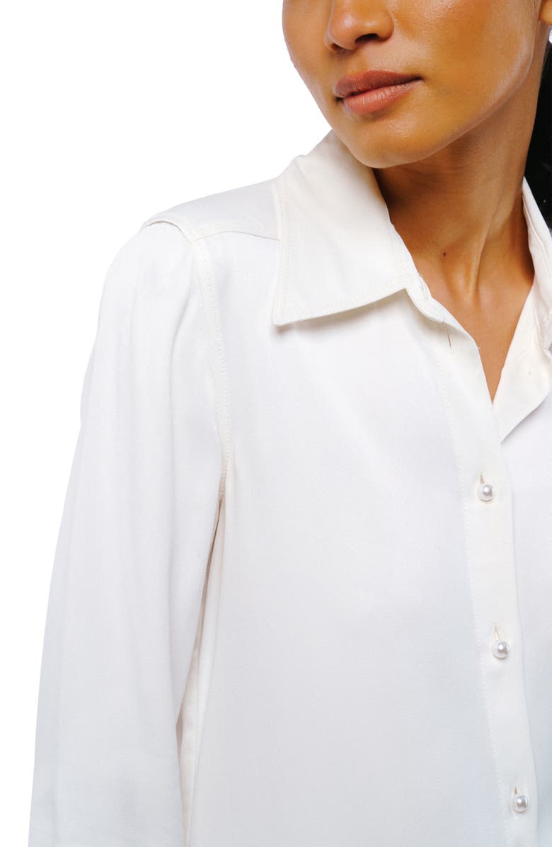 CIEBON Jacque Button-Up Shirt, Alternate, color, White