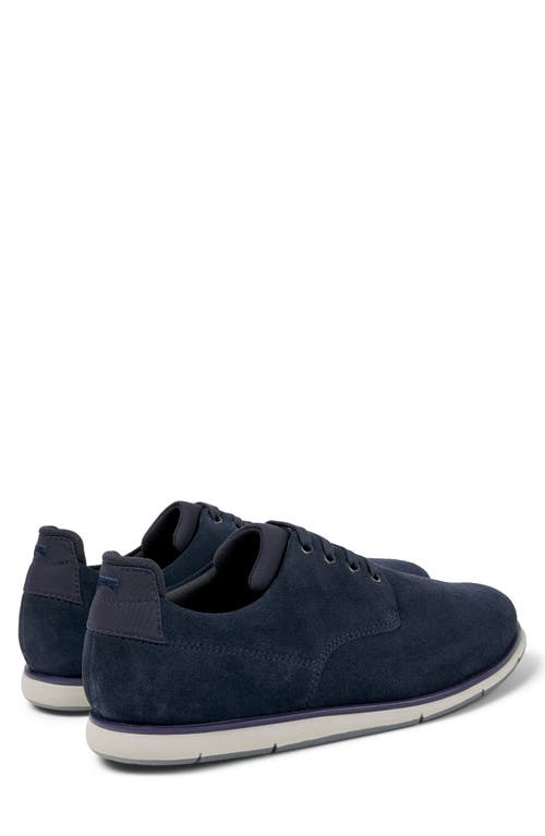 Camper Smith Plain Toe Derby In Blue
