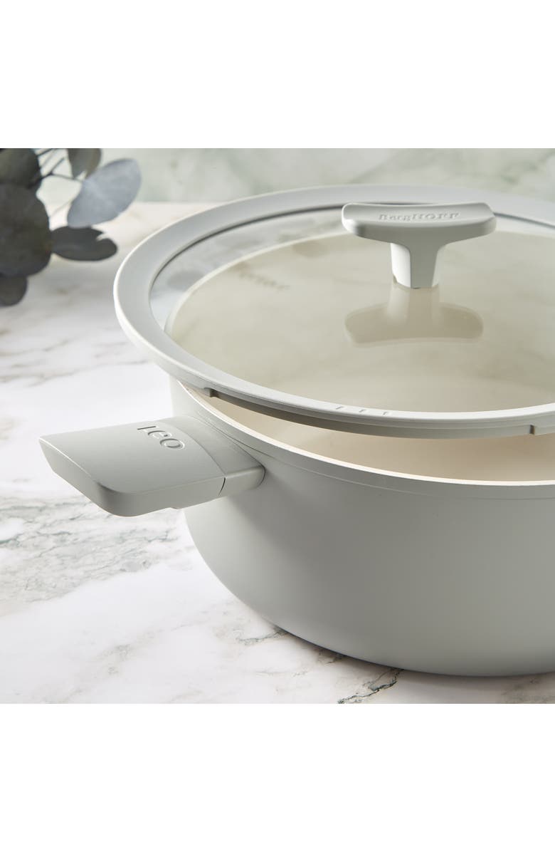 BergHOFF Leo Balance 6.5-Quart Stock Pot, Alternate, color, Moon Mist