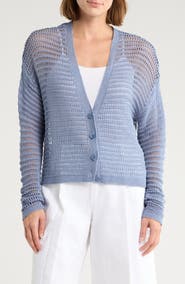 MAX STUDIO Crochet Cardigan