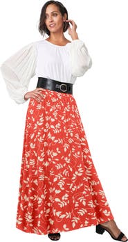 Jessica London Everyday Stretch Knit Maxi Skirt