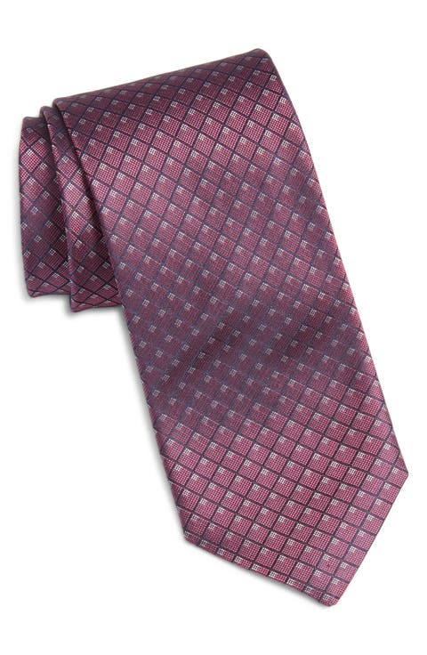 Geometric Silk Tie