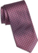 Canali Geometric Silk Tie