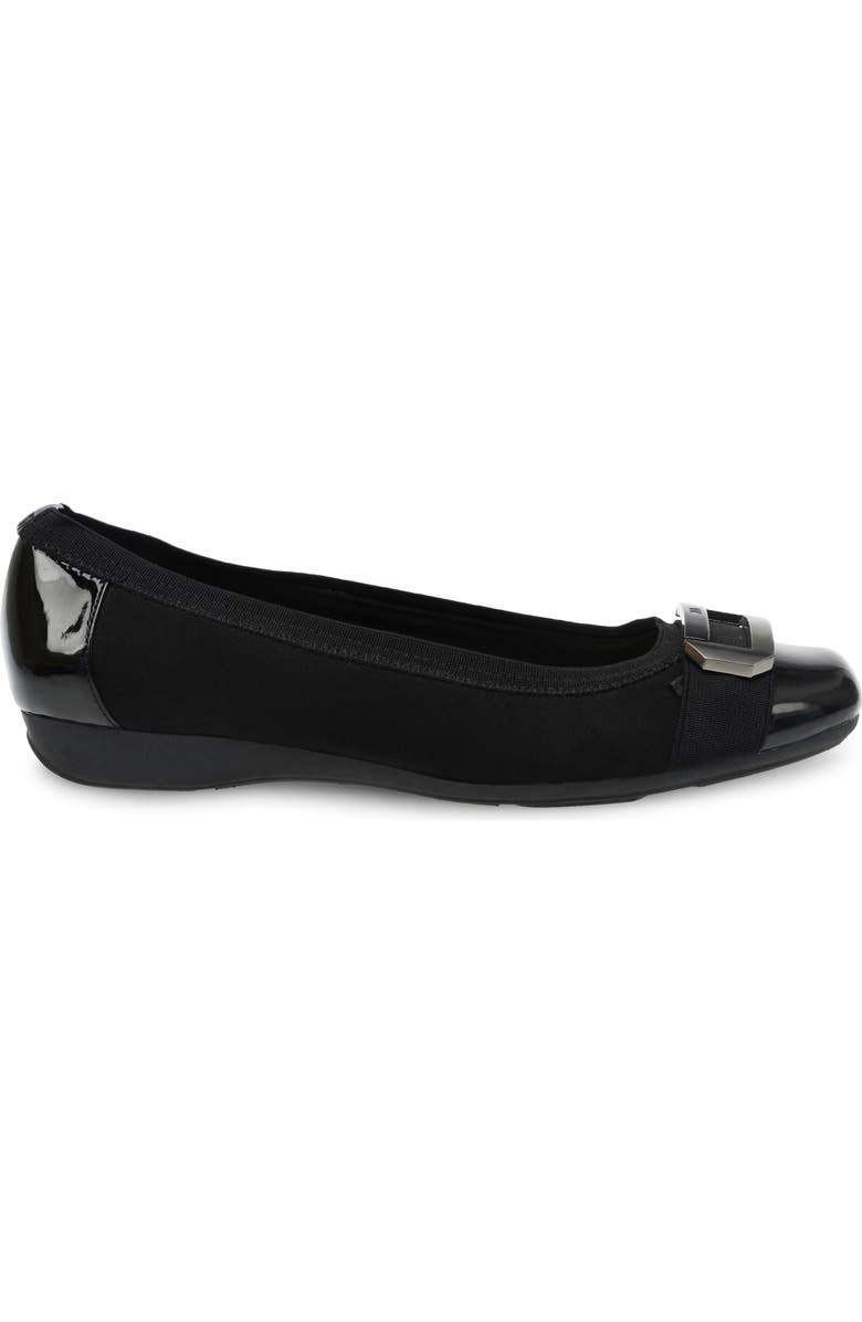 Anne Klein Uplift Flat, Alternate, color, Black Combo Fb