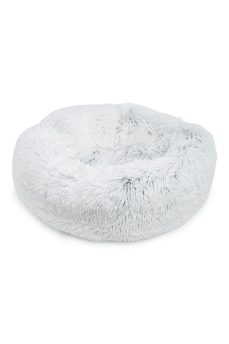 Faux Fur Pet Cuddler Bed, Main, color, MULTI