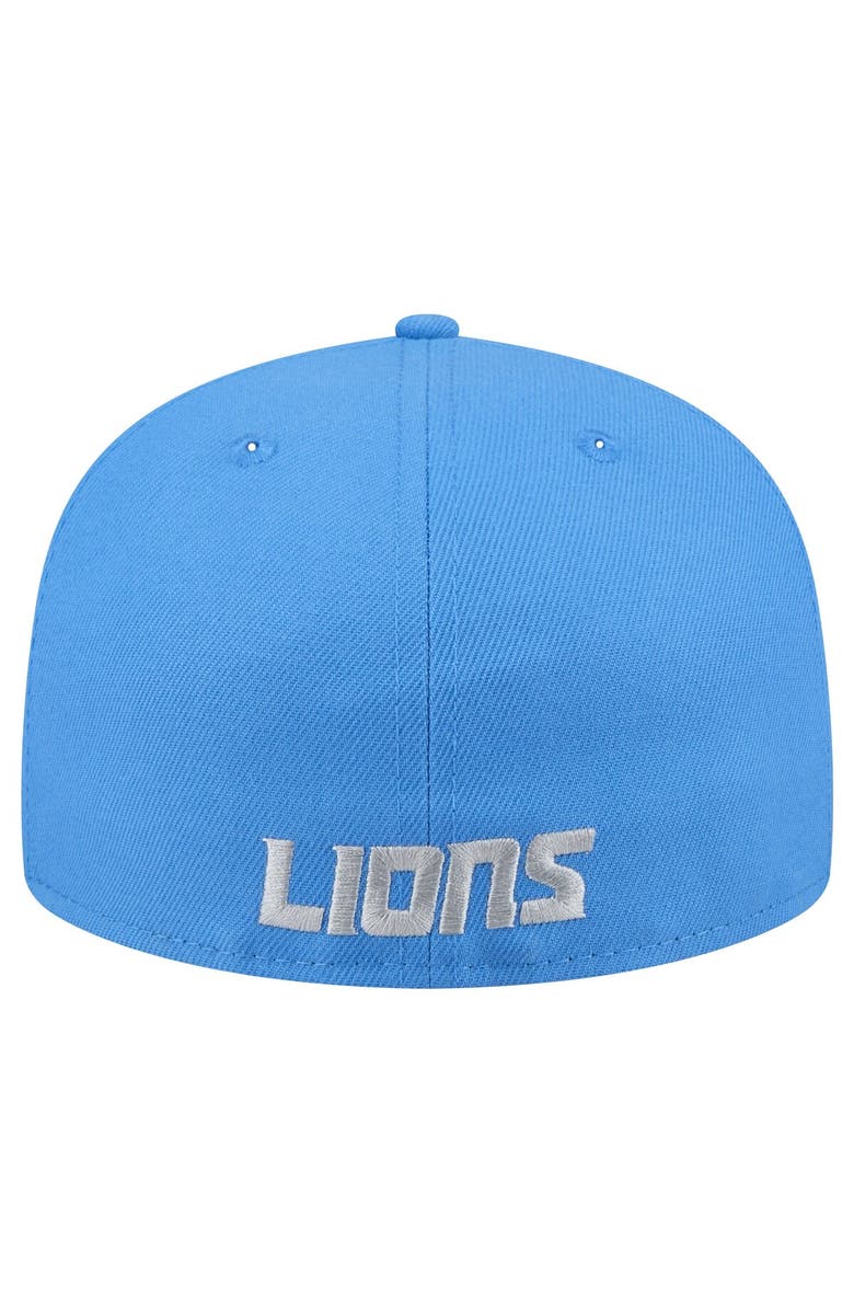 New Era Men's New Era Blue Detroit Lions Omaha 59FIFTY Fitted Hat, Alternate, color, Blue