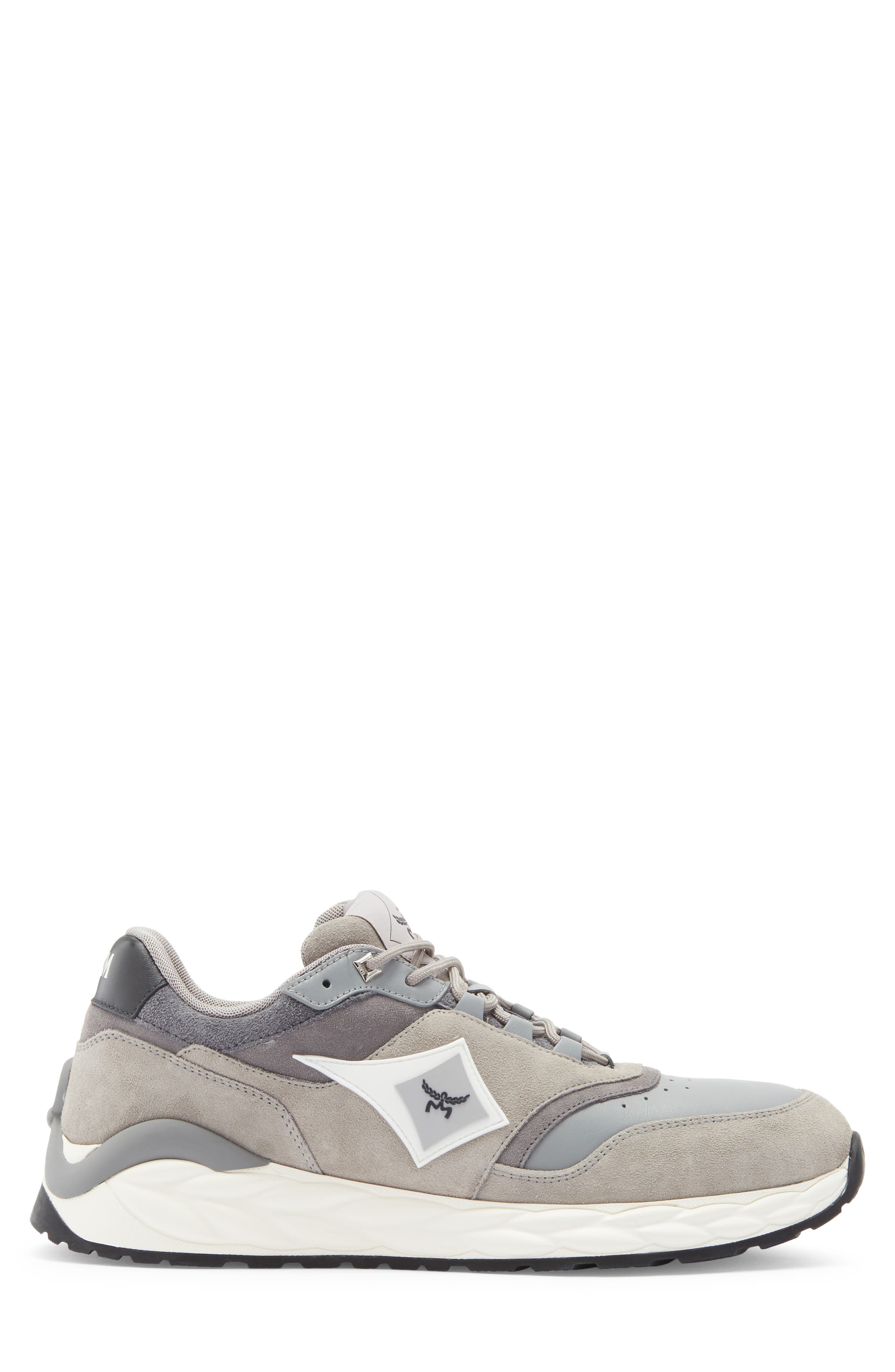 MCM Skywander Sneaker, Alternate, color, Ice Grey