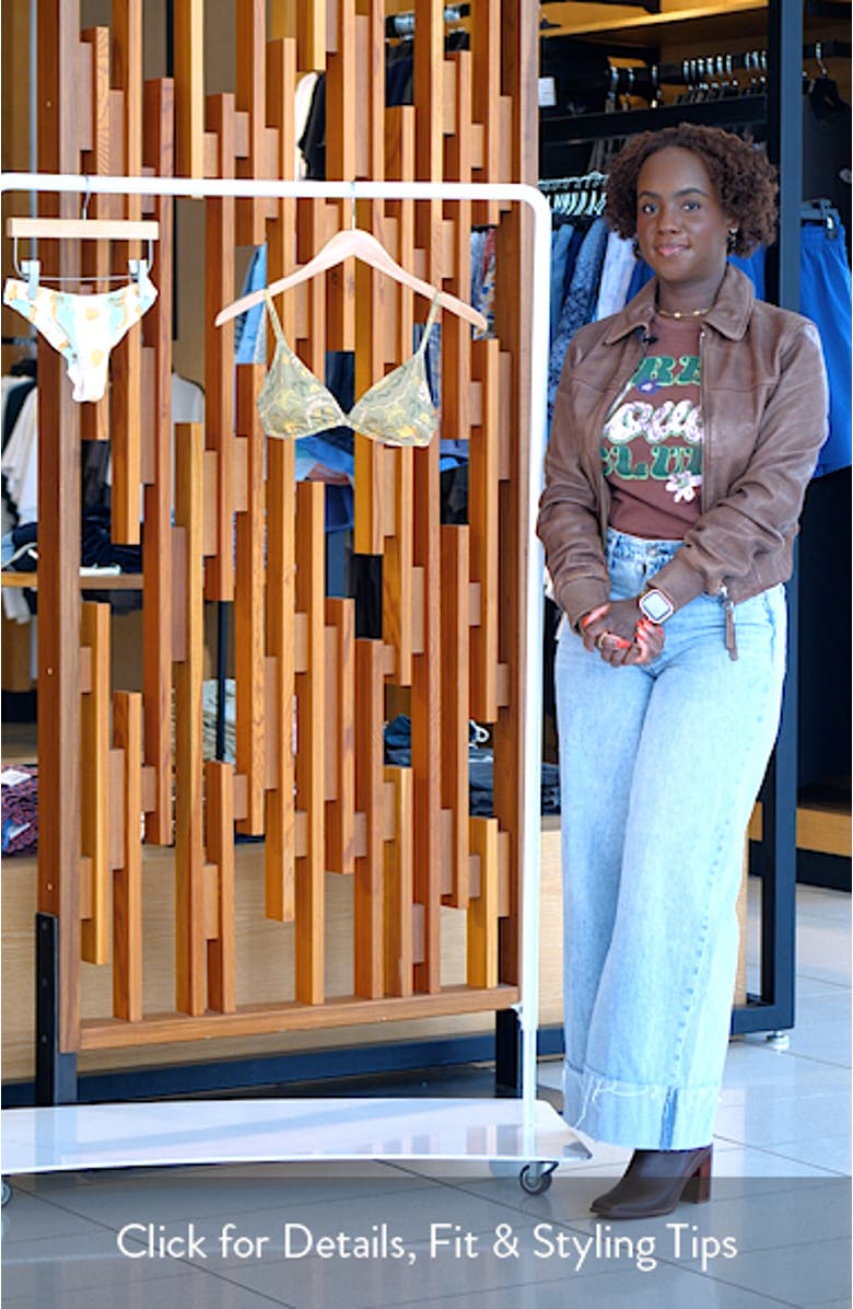 Vaca Soleil Ceci Triangle Bikini Top, sales video thumbnail