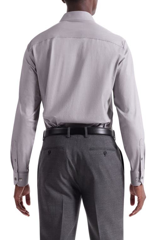 Bugatchi Jimmy Ooohcotton® Button-up Shirt In Gray