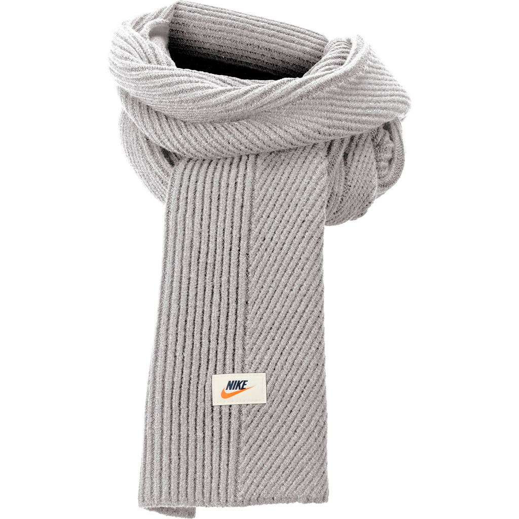 Nike City Knit Scarf In Gray