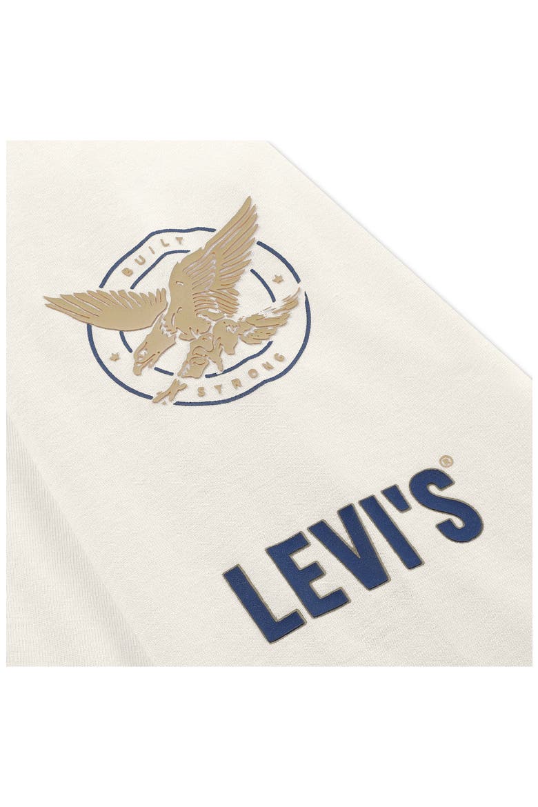 Kids' Collegiate Icons Logo Graphic Long Sleeve T-Shirt, Alternate, color, LEVI EGRET