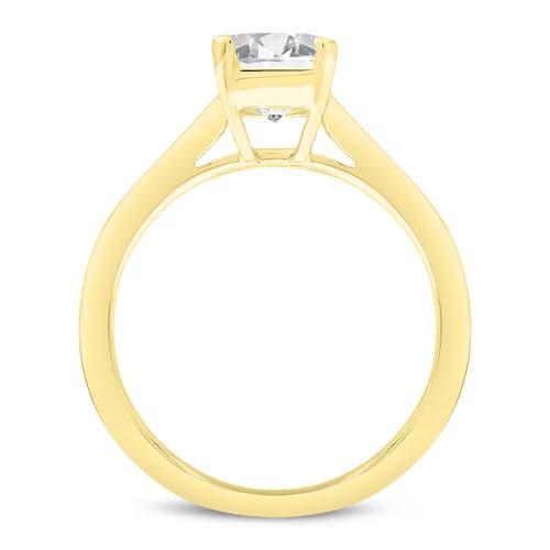 Luvmyjewelry Eris 14k Gold Emerald Lab Grown Diamond Engagement Ring In 14k Yellow Gold