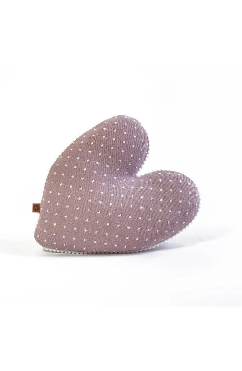 RIAN TRICOT Heart Pillow, Alternate, color, Rose