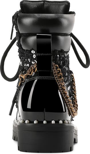 Kids' Chain Combat Boot