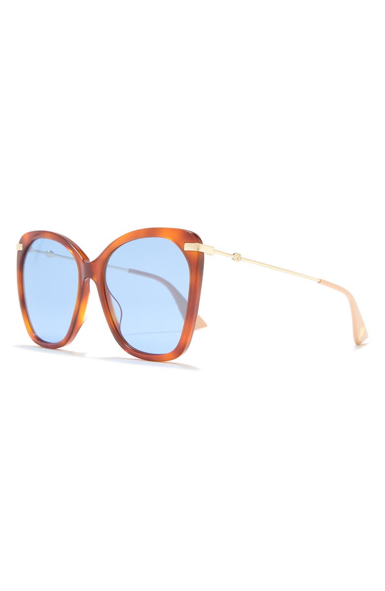 Gucci 56mm Fashion Sunglasses, Alternate, color,