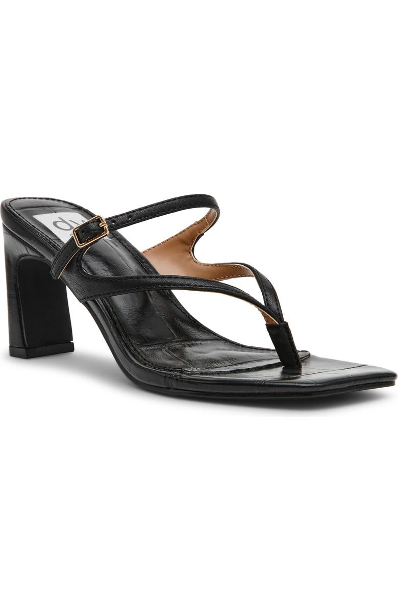 DV by Dolce Vita Lisette Block Heel Slide Sandal, Main, color, Black