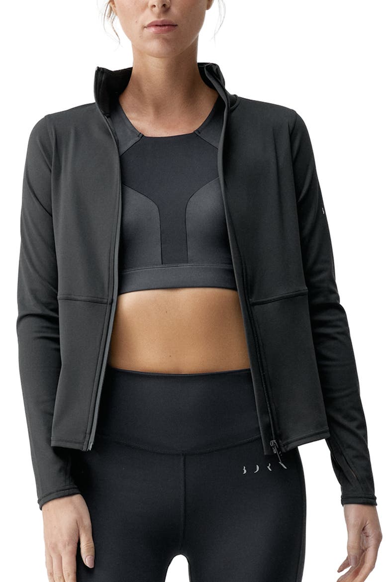 Ivet Performance semi-fitted with Pockets Sport Jacket, Main, color, Black