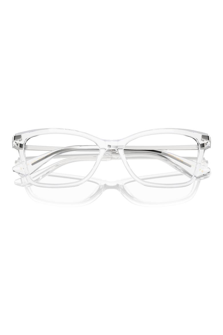 56mm Rectangular Optical Glasses, Alternate, color, CRYSTAL