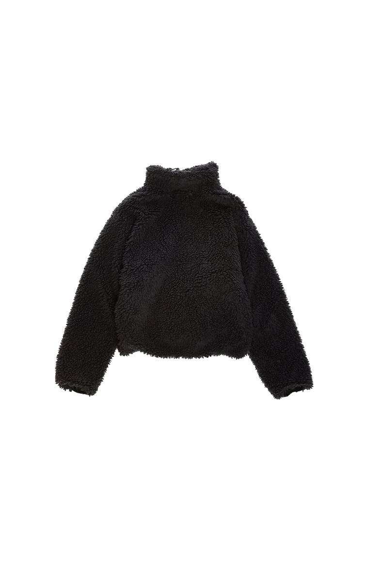 Fleece Jacket, Alternate, color, Charcoal