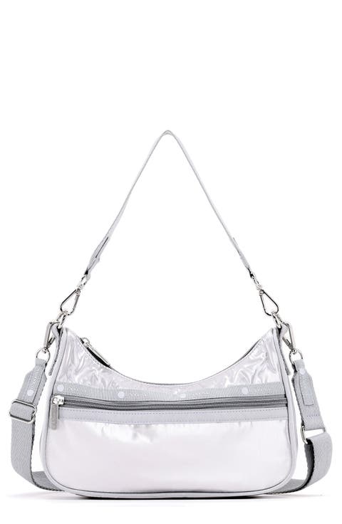 Small Shine Nylon Shoulder Bag