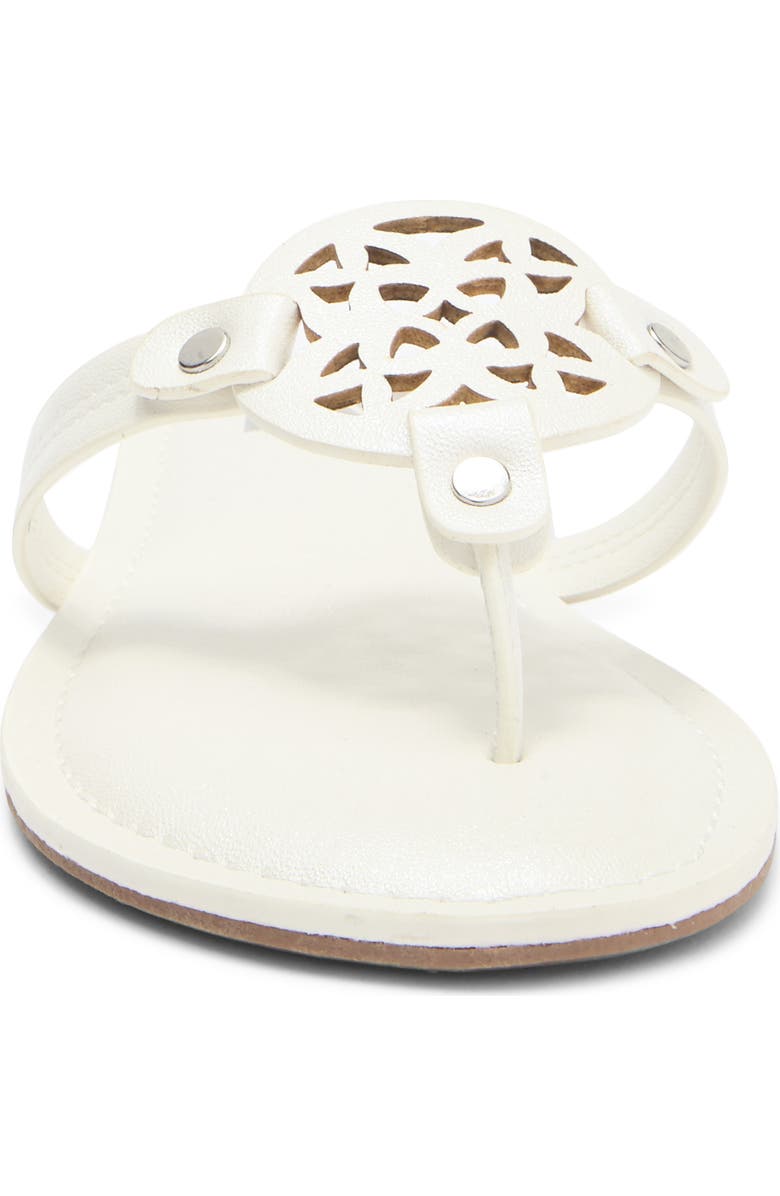 DV by Dolce Vita DV DOLCE VITA Cotta Thong Sandal, Alternate, color, White Shiny