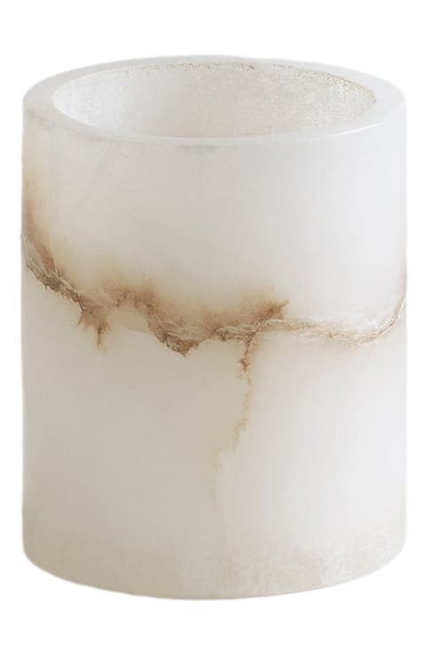 Santo Alabaster Short Votive