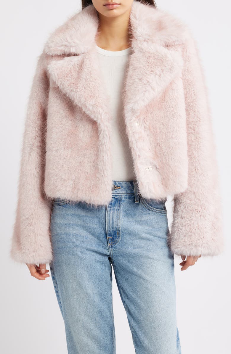 ジャケット・アウター S fur jacket short pink theredthread S fur jacket short theredthread pink Pink Chinchilla Jacket Pink