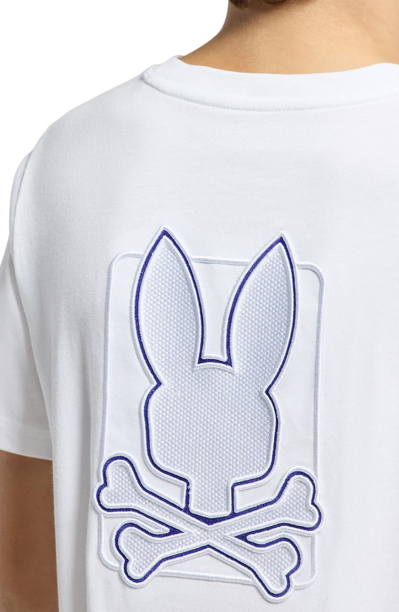 Psycho Bunny Kids' Pierce Embroidered T-Shirt, Alternate, color, 