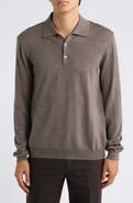 Bugatchi Merino Wool Polo Sweater